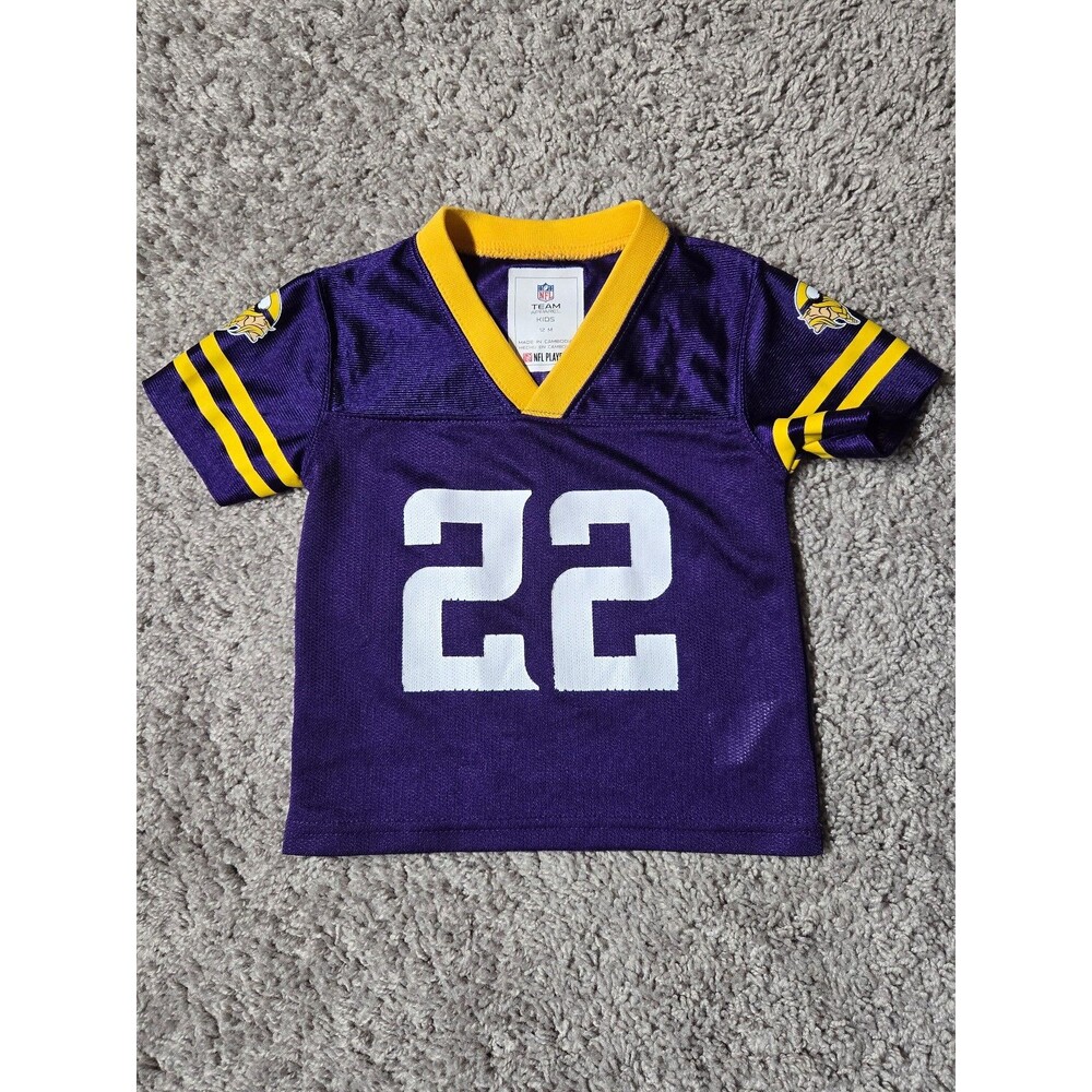 NFL Minnesota Vikings Baby #22 Harrison Smith Jersey Purple Baby Kids 12 months
